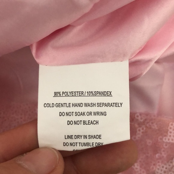 Hello Molly pink sequins party dress, size 4,new - Picture 8 of 10